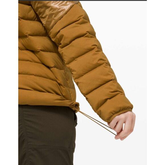 *NWT, Lululemon, Women,  Navigation Stretch Down Jacket, Spiced Bronzed, Sz 8 - Picture 4 of 11